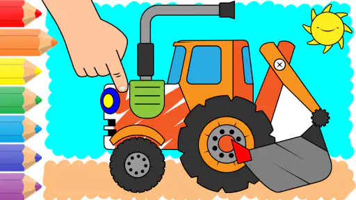 Ausmalen für Kinder Lernspiel screenshot