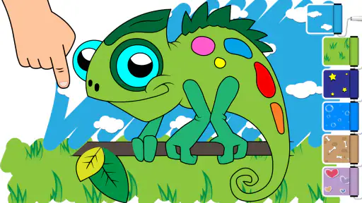 Ausmalen für Kinder Lernspiel screenshot