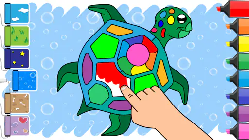 Ausmalen für Kinder Lernspiel screenshot