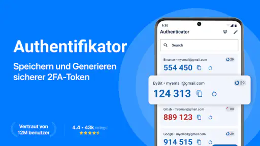 Authentifizierungs App screenshot