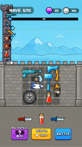 Backpack Castle Heroes screenshot