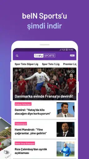 beIN SPORTS TR screenshot