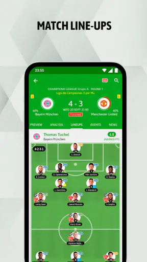 BeSoccer: Fußball Ergebnisse screenshot