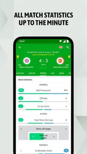 BeSoccer: Fußball Ergebnisse screenshot