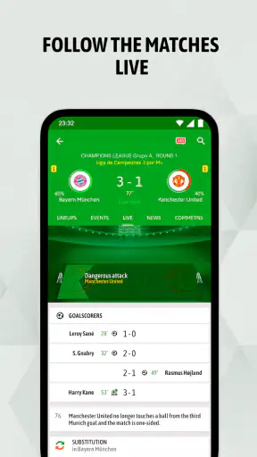 BeSoccer: Fußball Ergebnisse screenshot