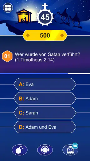 Bibel & Allgemeinwissen Quiz screenshot