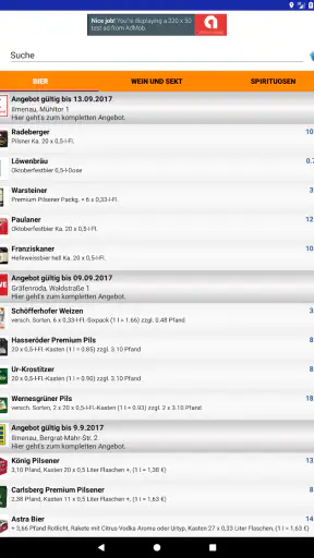 BierNot! screenshot