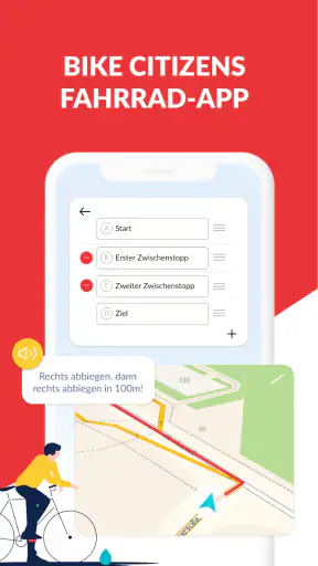 Bike Citizens Fahrrad-App Navi screenshot