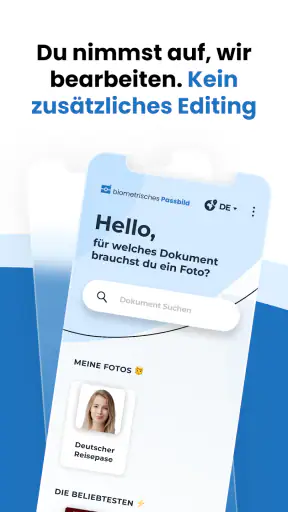 Passbilder App screenshot
