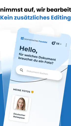 Passbilder App screenshot