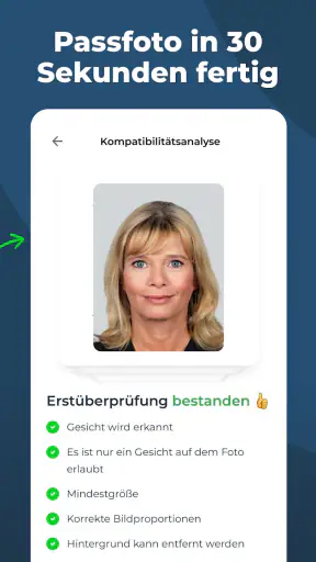 Passbilder App für Deutschland screenshot