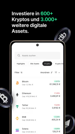 Bitpanda: Krypto & Aktien screenshot