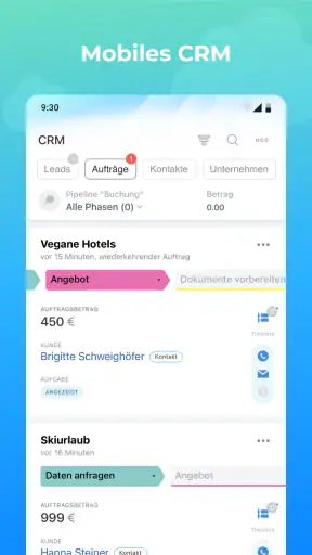 Bitrix24 CRM und Projekte screenshot