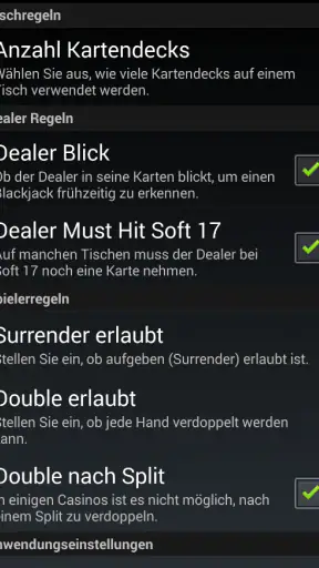 BlackJack Trainer Pro screenshot