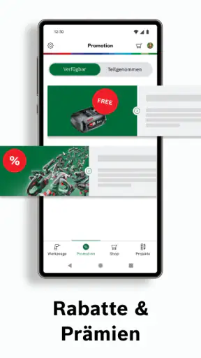 Bosch DIY: Garantie und Deals screenshot