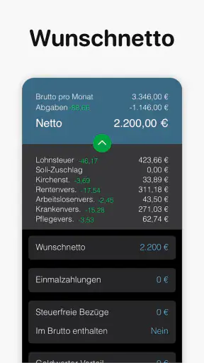 Bruno - Brutto Netto Rechner screenshot