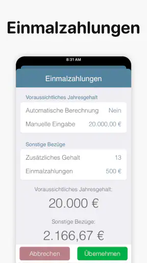 Bruno - Brutto Netto Rechner screenshot