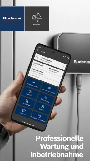 Buderus ProWork screenshot
