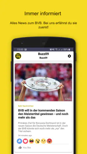 Buzz09–die schwarz-gelben News screenshot