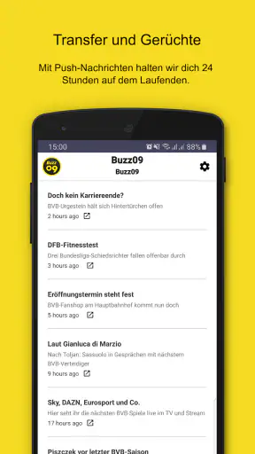 Buzz09–die schwarz-gelben News screenshot