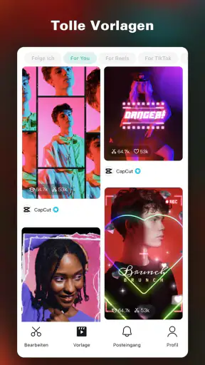 CapCut: Foto- und Video-Editor screenshot