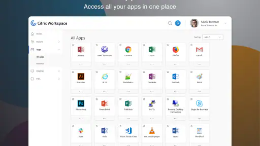 Citrix Workspace screenshot