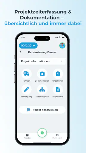 clockin – Zeiterfassung screenshot