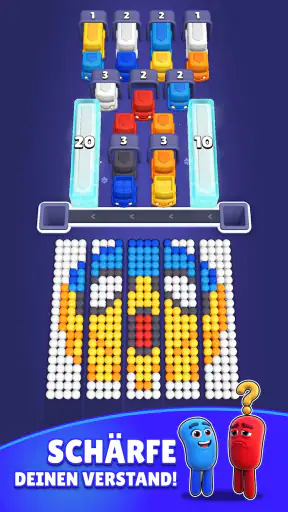 Color Bus Fill: Traffic Puzzle screenshot