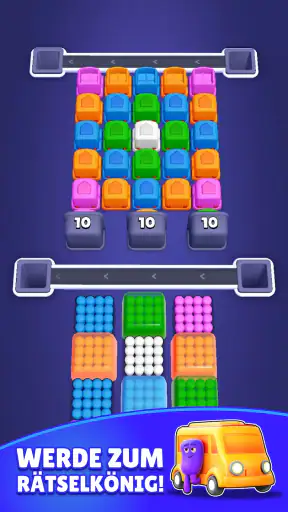 Color Bus Fill: Traffic Puzzle screenshot