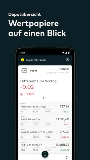 comdirect screenshot
