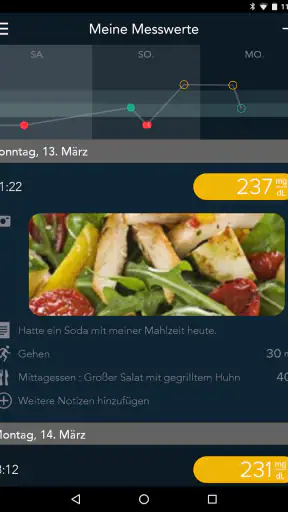 CONTOUR DIABETES app (DE) screenshot