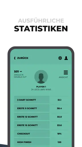 Darts Scorer 180: Dart Rechner screenshot