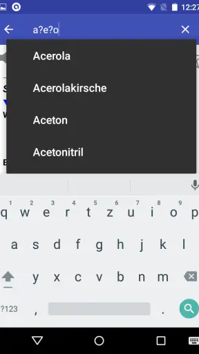 Deutsch Wörterbuch screenshot