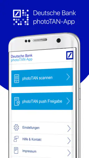 Deutsche Bank photoTAN screenshot