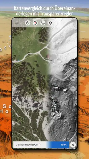 Deutschland Topo Karten screenshot