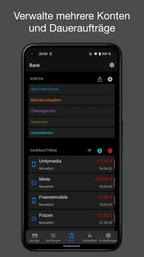Dispensatio - Haushaltsbuch screenshot