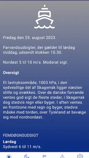 DMI Vejr screenshot