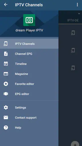 dream Player IPTV screenshot