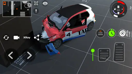 DriveCSX Autounfall-Simulator screenshot
