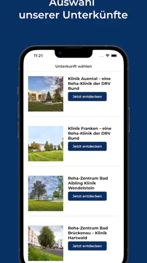 DRV Bund - Die Reha-Zentren screenshot
