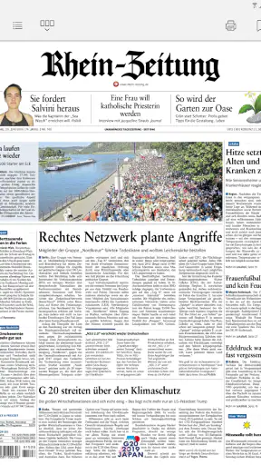 E-Paper der Rhein-Zeitung screenshot