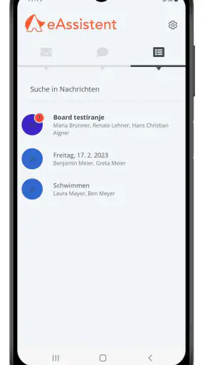 eAssistent screenshot
