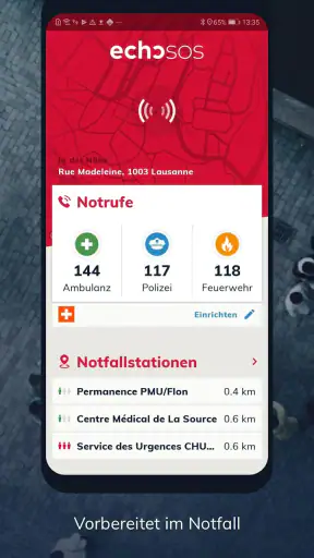 EchoSOS screenshot