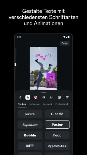 Edits: Videobearbeitung screenshot