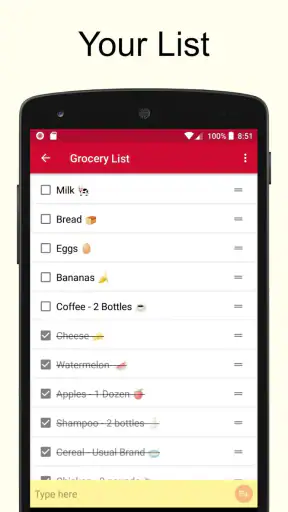 Einkaufsliste screenshot