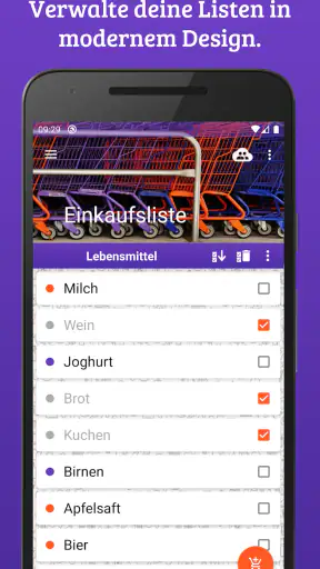 Einkaufsliste (auch gemeinsam) screenshot