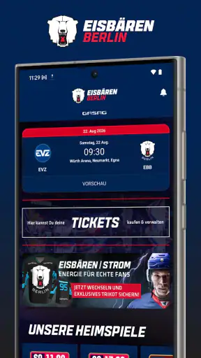 Eisbären Berlin screenshot