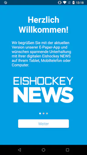 Eishockey News E-Paper screenshot