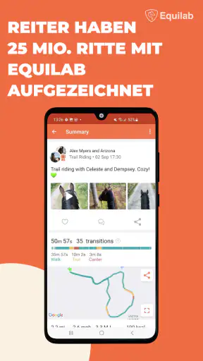 Equilab: Pferde Reiten App screenshot