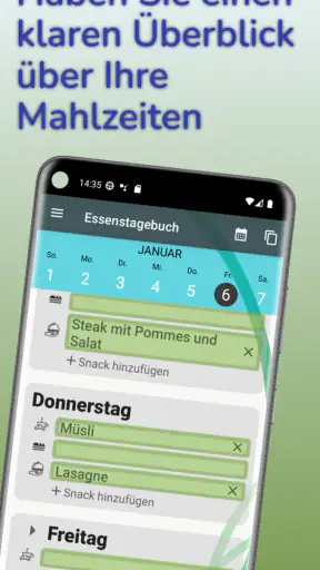 Essen Tagebuch screenshot